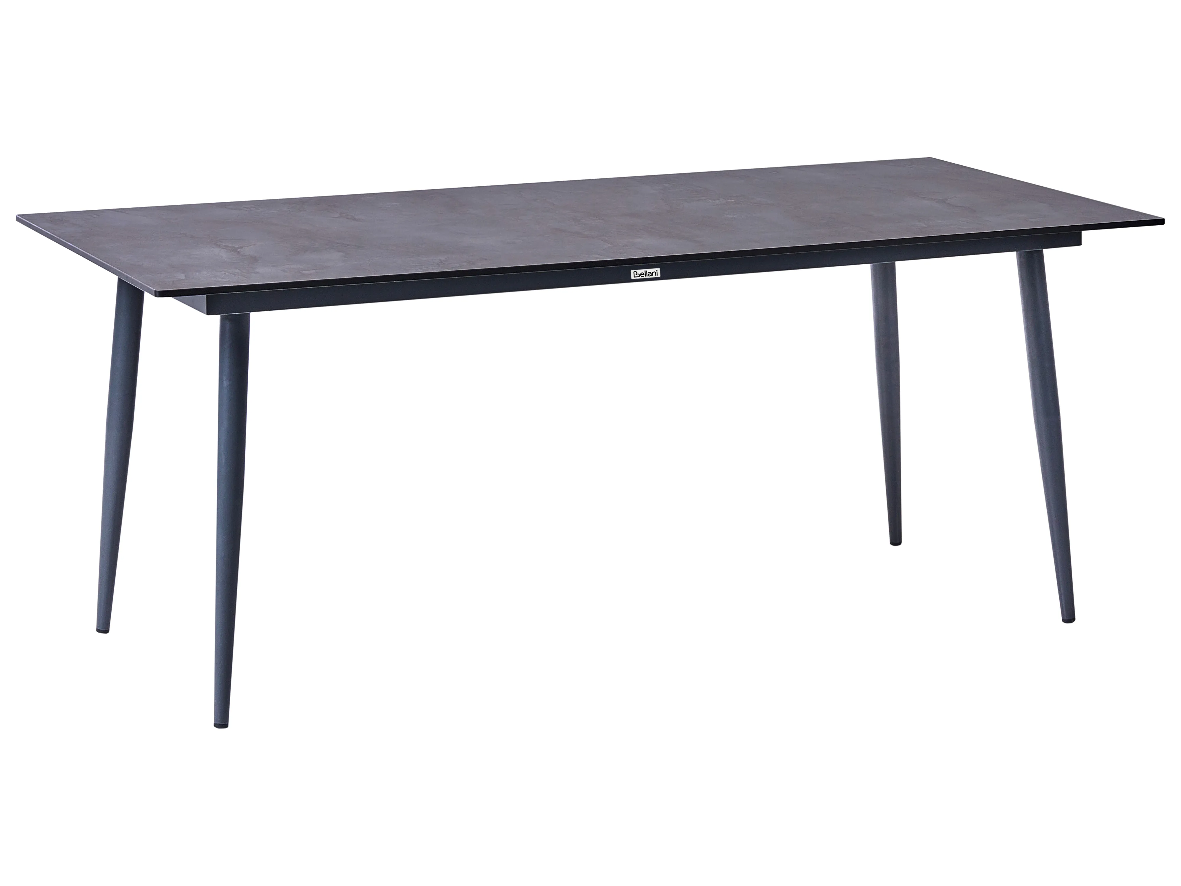 Garden Dining Table TOLENTINO 180 cm 90 cm Stone Effect Grey