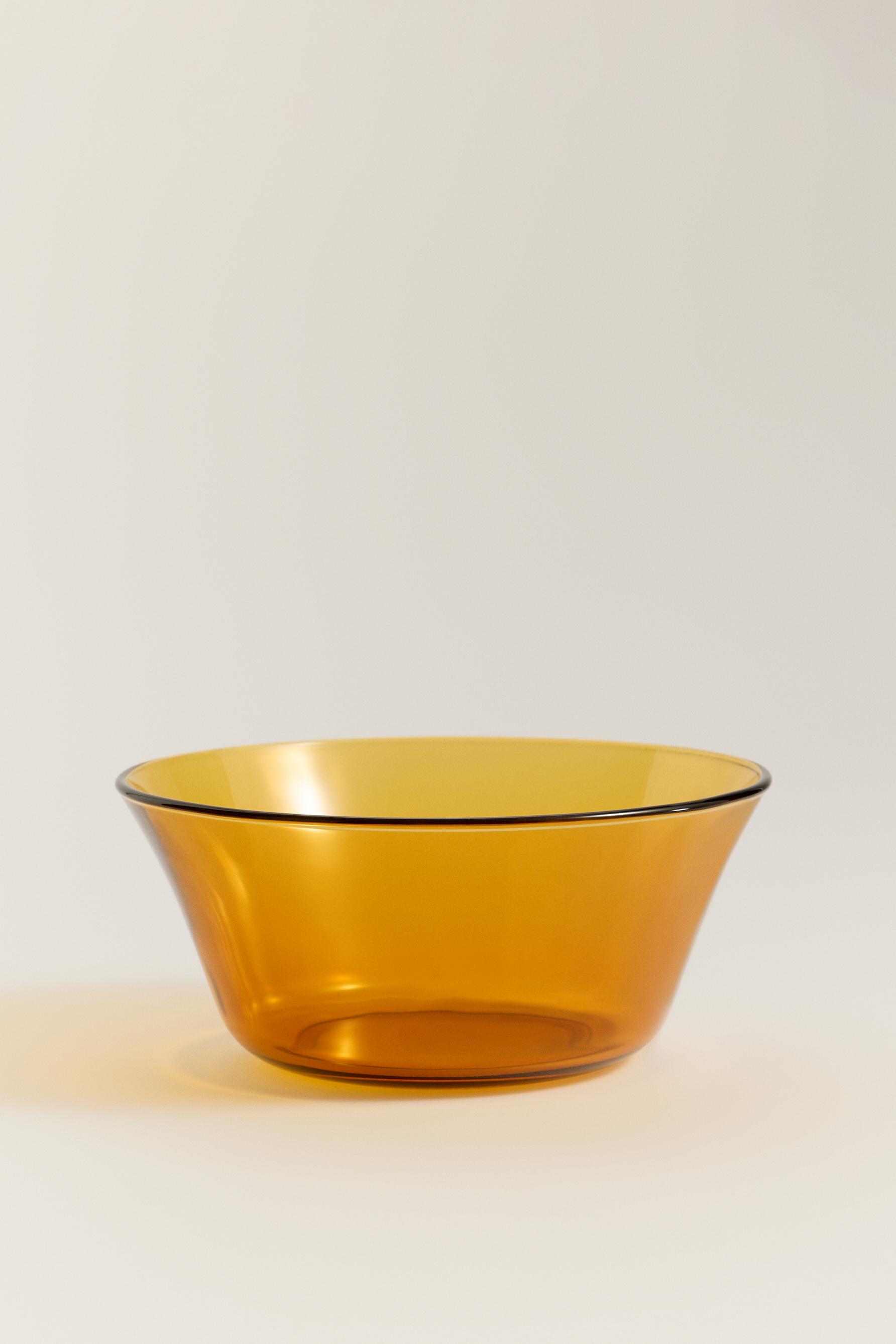 Ensaladera Duralex® vidrio color ámbar 17 cm