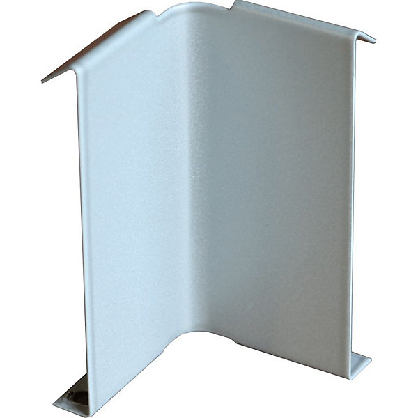 Jonction angle rentrant pour profilé clipsable Laqué Gris Aluminium -