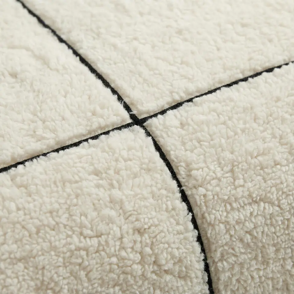 Dekbedovertrek Teddy Trim Beige 200x220 �?Zacht & Warm �?Incl. 2 Kussenslopen