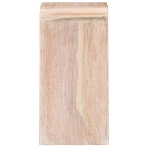 NNEVL Bedside Table 40x30x60 cm Solid Acacia Wood