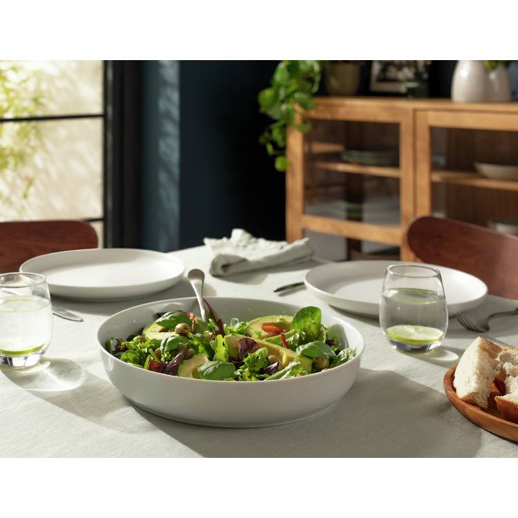Habitat Riko Large Porcelain Serving Bowl - White