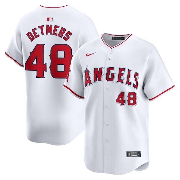 Reid Detmers Los Angeles Angels Nike Home Limited Player Jersey - White