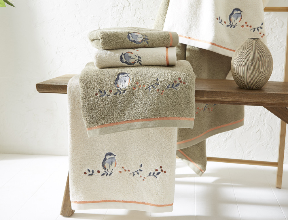 Linge de bainMésanges