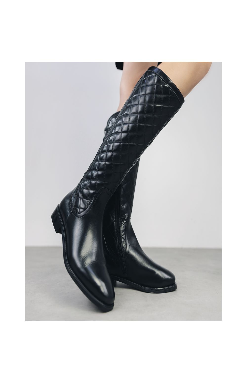 Moda In Pelle Sinclair' Leather Biker Boots