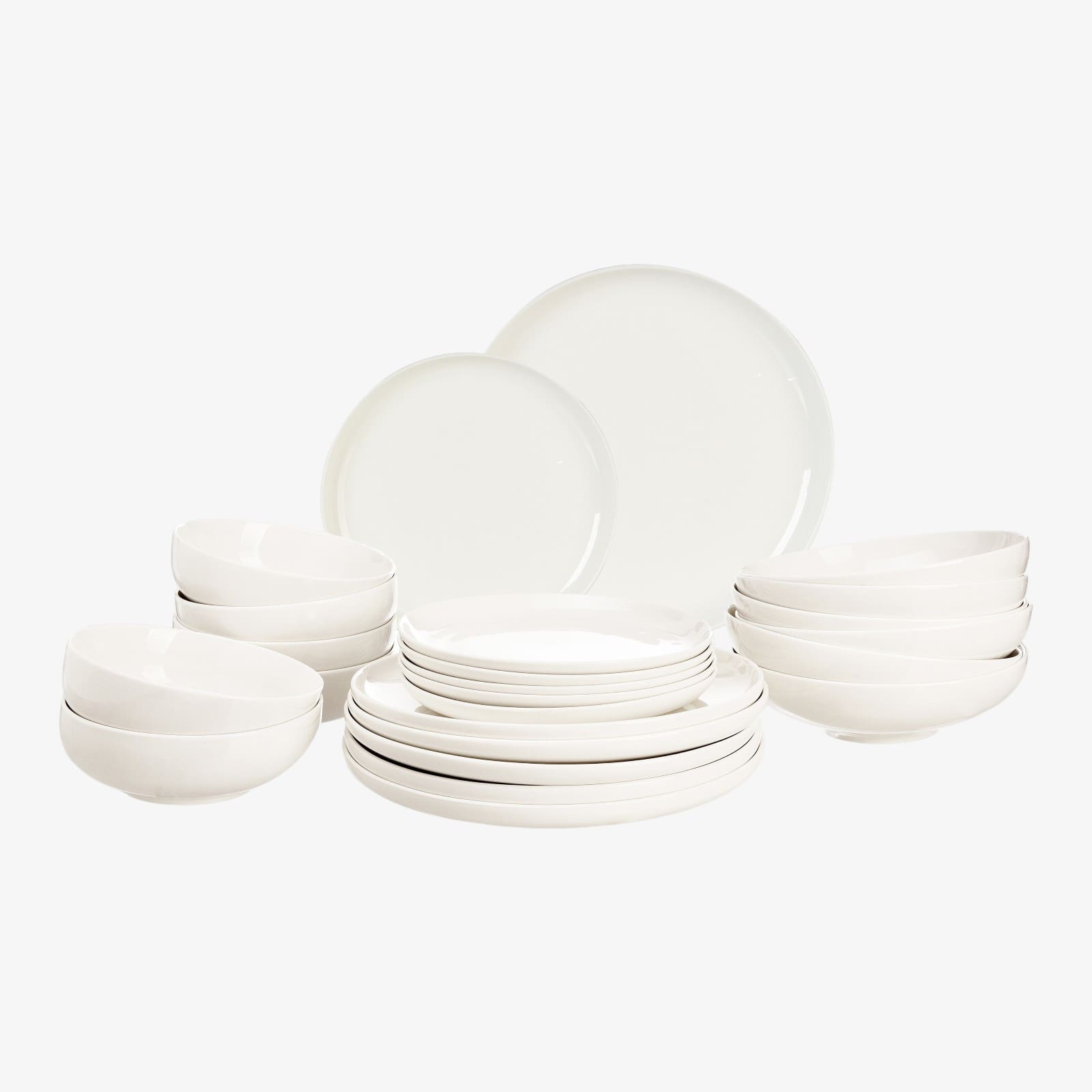 Geschirr-Set Luna für 6 Personen Creme, 24 -tlg.