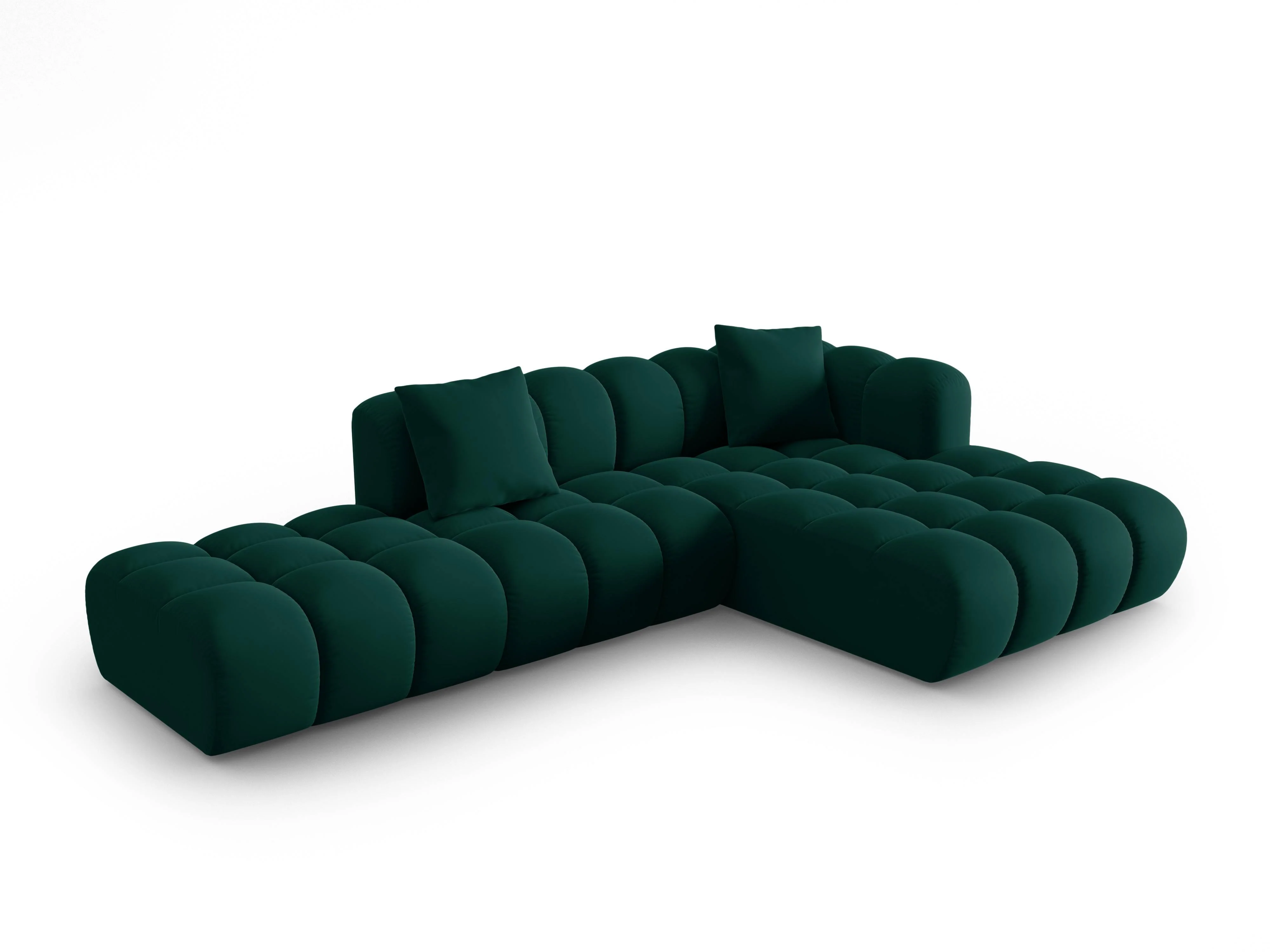 5-zitshoekbank Halley velvet rechts
