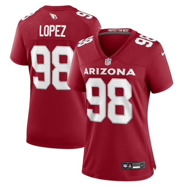 Roy Lopez Arizona Cardinals Nike Women's  Game Jersey -  Cardinal