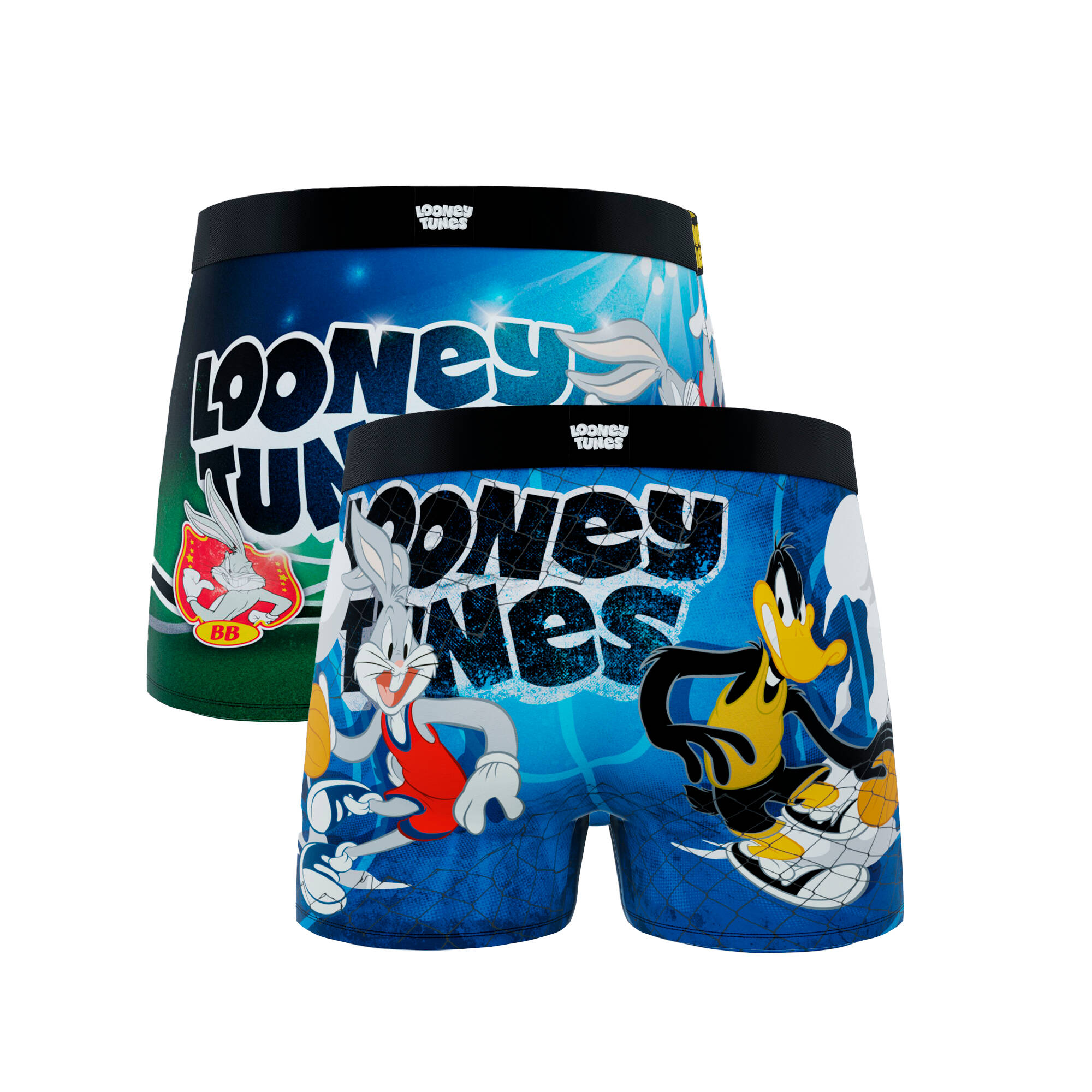 Boxer jersey stretch Looney Tunes Sport Freegun&reg; - lot de 2