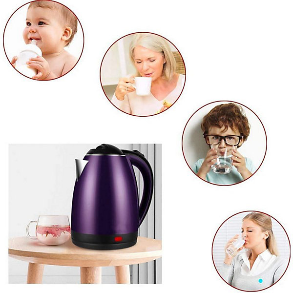 Bouilloire électrique 1,7L 1500W Violet Royalty Line RLSSK17L-PUR