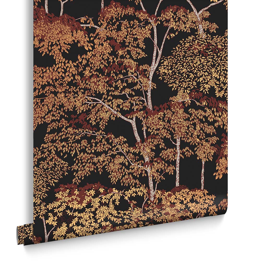 Graham & Brown Vliesbehang - Idyll Tree Alizarin - 10mx52cm