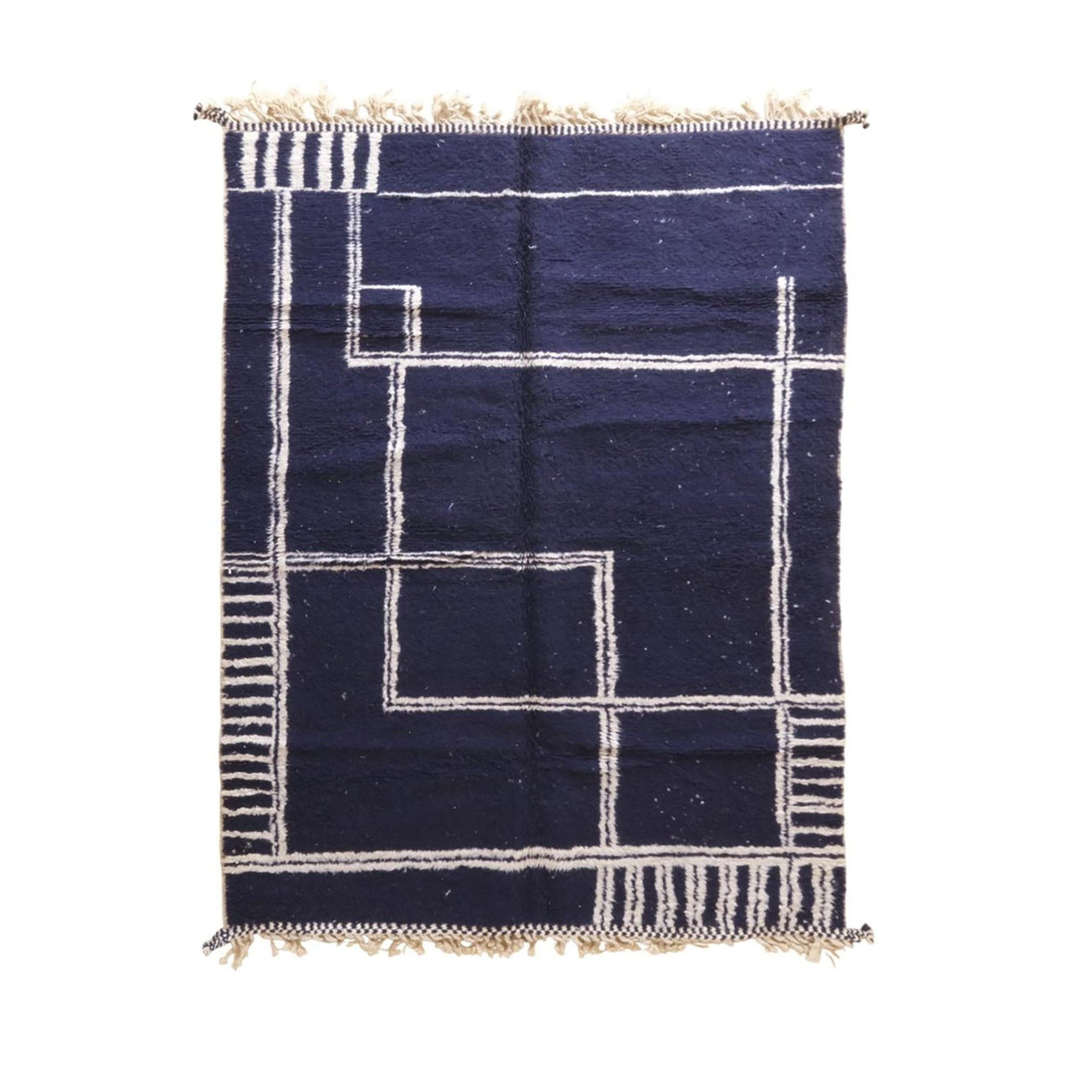AFK Living vloerkleed Berber - handgemaakt - Wol - 120 cm x 170 cm