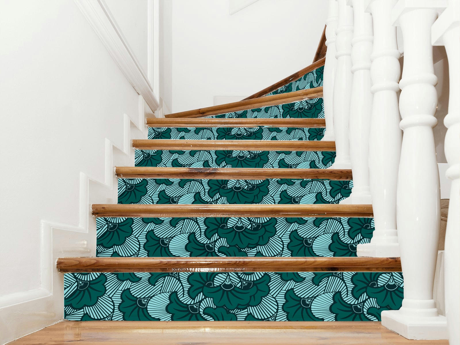 - Contremarches adhésives wax eucalyptus 20cmx4m