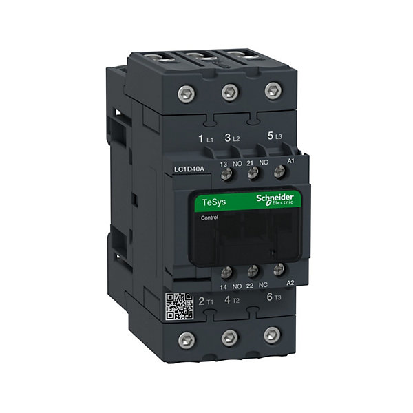Lc1d40am7 Schneider - Contacteur Tripolaire - 3no - 40a - Bobine 220vca - Everlink