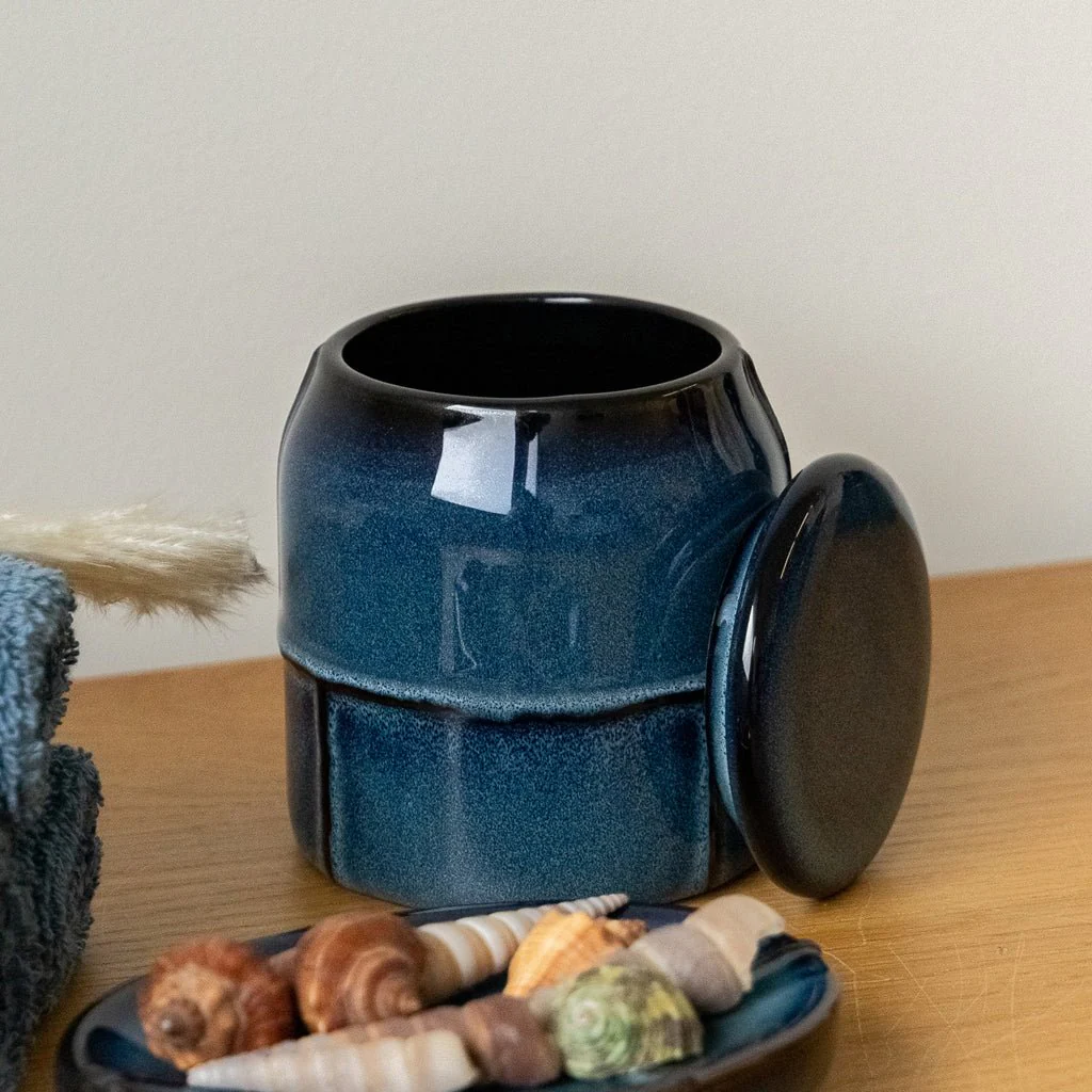 Caixa de Cerâmica Azul IOS