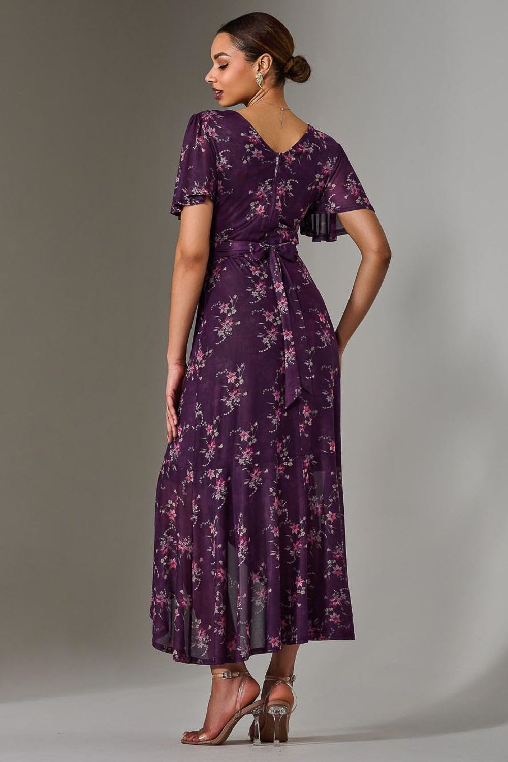 Jolie Moi Wrap Midaxi Dress