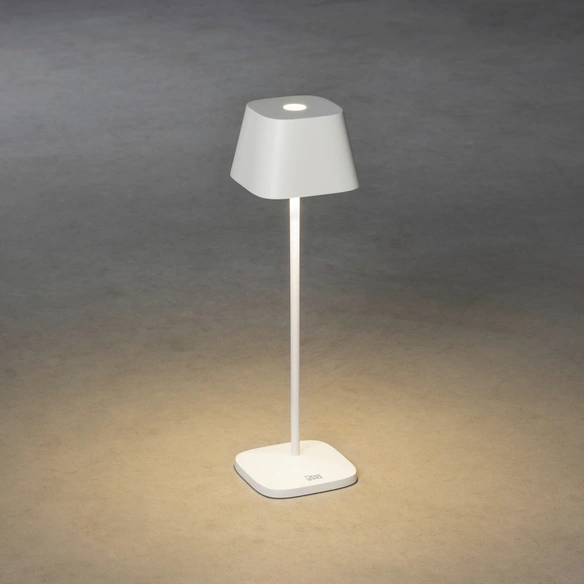 USB-Tischleuchte »Capri«, weiß, Höhe: 36 cm, dimmbar, inkl. Batterie