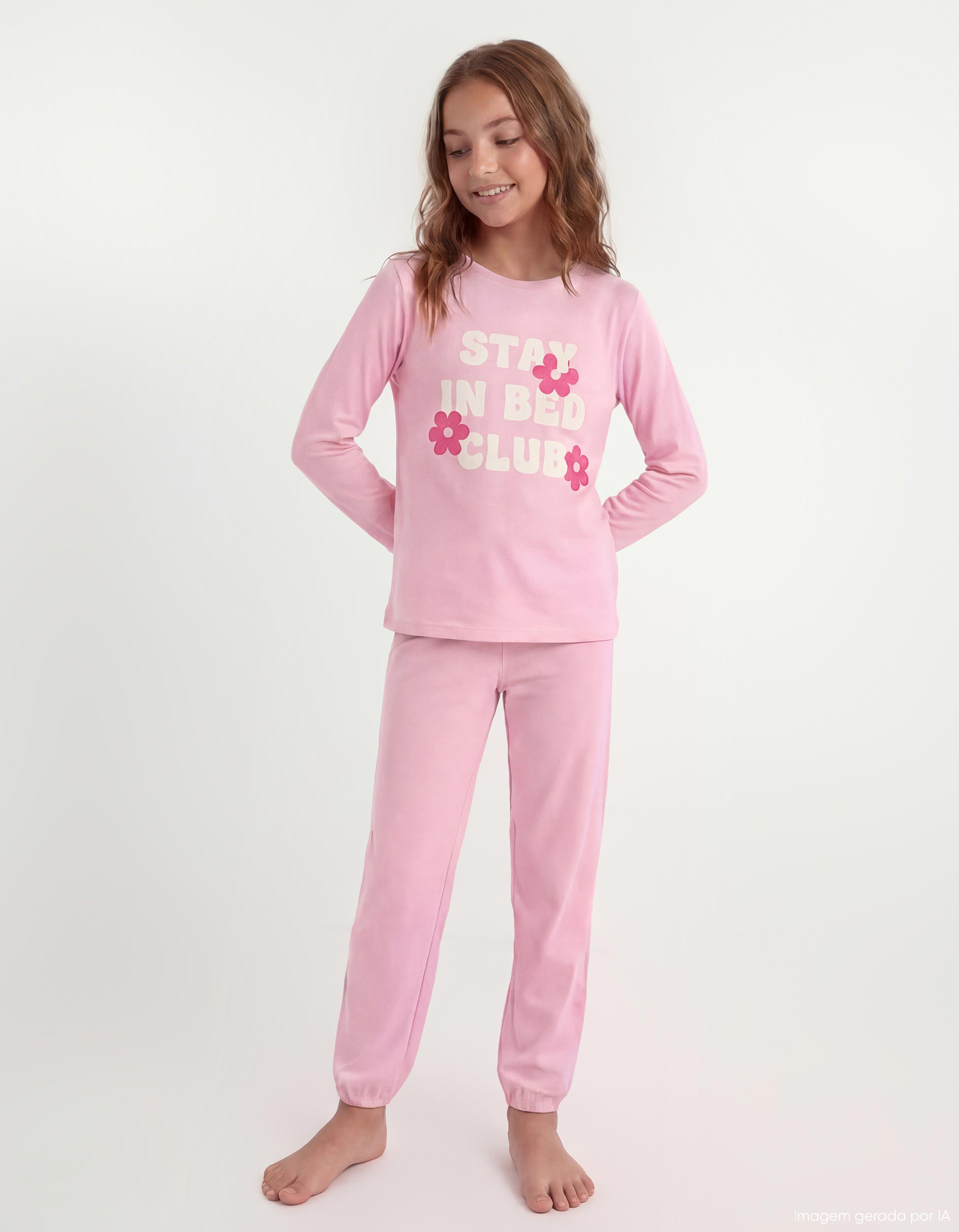 Pijama, Menina, Roxo Claro