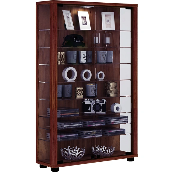 Vitrine »Lumo Mini«, inkl. LED-Beleuchtung, BxH: 59 x 90 cm, Holzwerkstoff/Glas