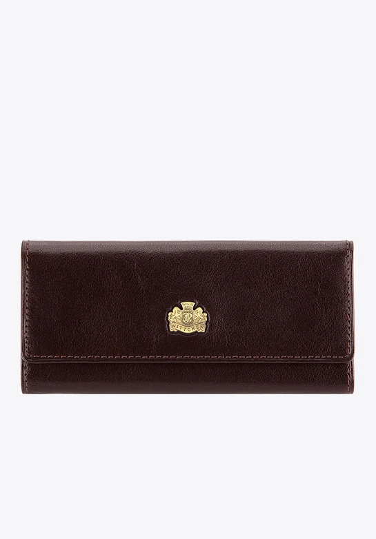 Etui na klucze ze skóry z herbemKolor: brązowy