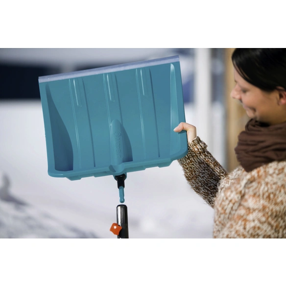 Schneeschieber »combisystem«, Arbeitsbreite: 40 cm, Kunststoff/Edelstahl, türkis