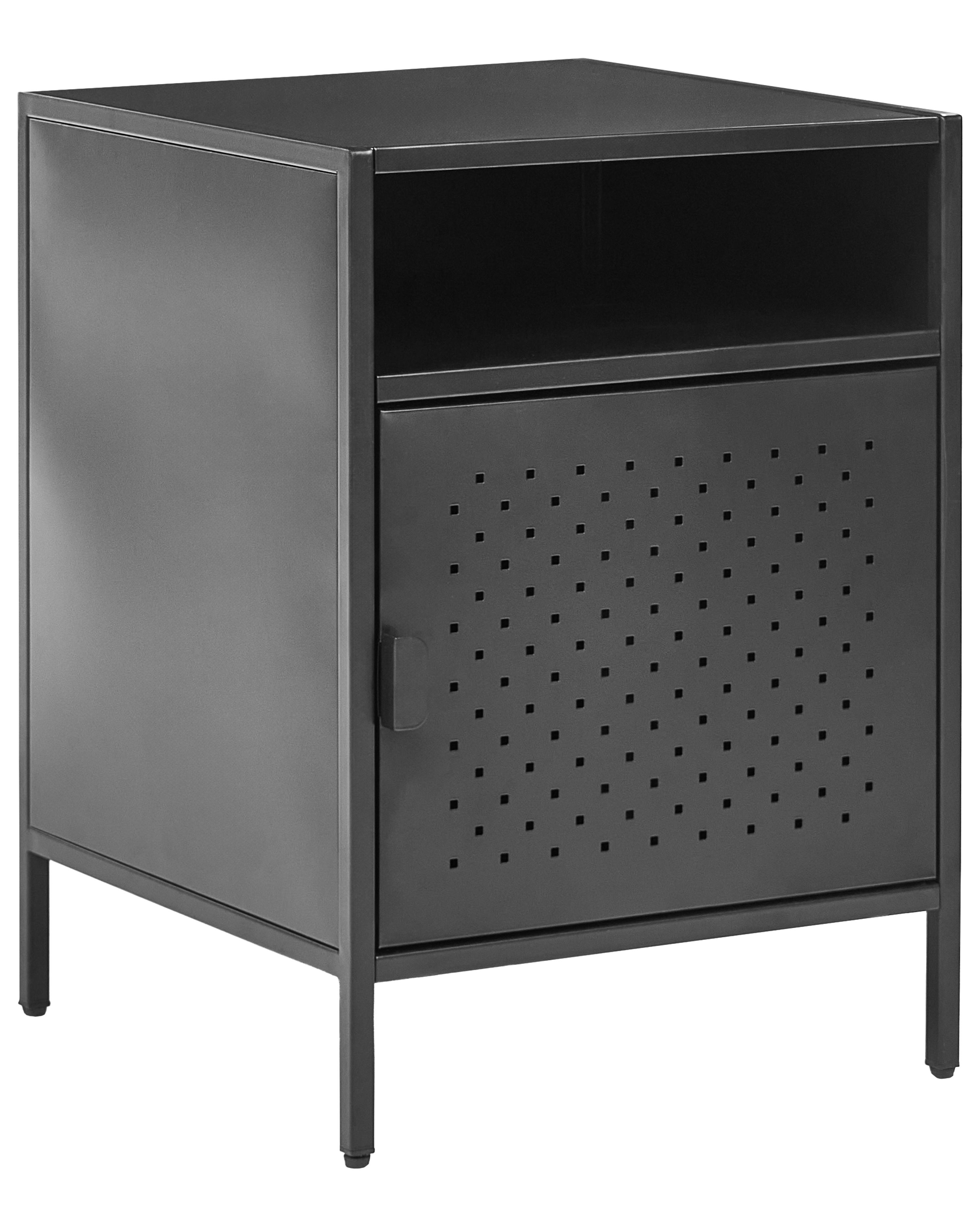 Storage Unit WAIKATO Metal Black
