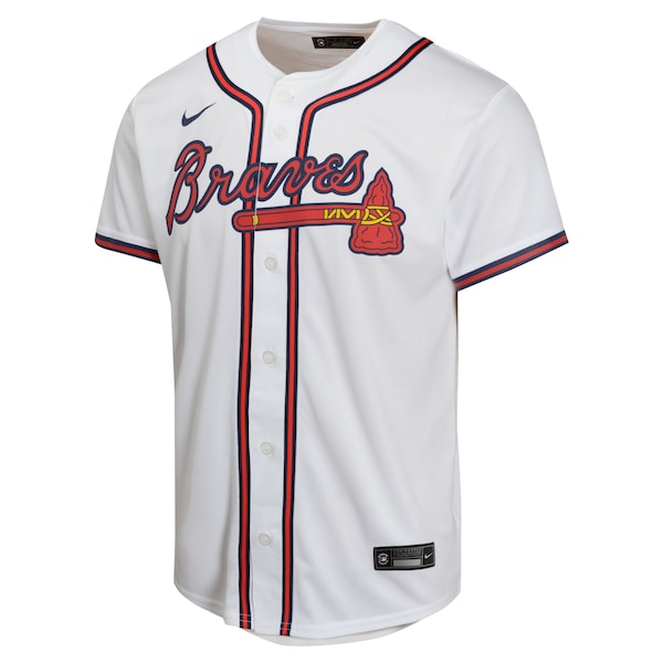 Ozzie Albies Atlanta Braves Nike Youth Home Game Player Jersey - White