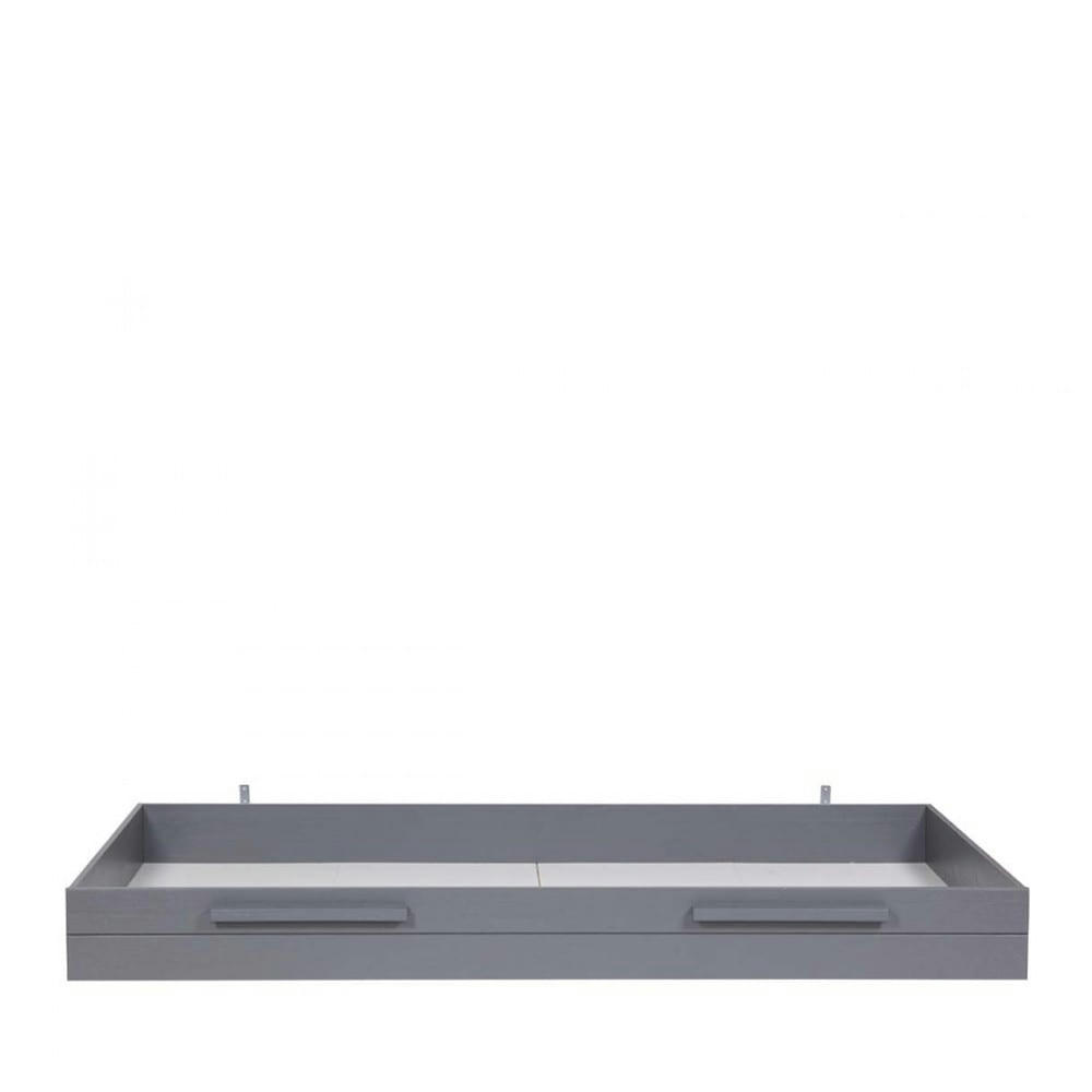 DENIS - Tiroir en pin FSC pour lit 90x200 gris anthracite