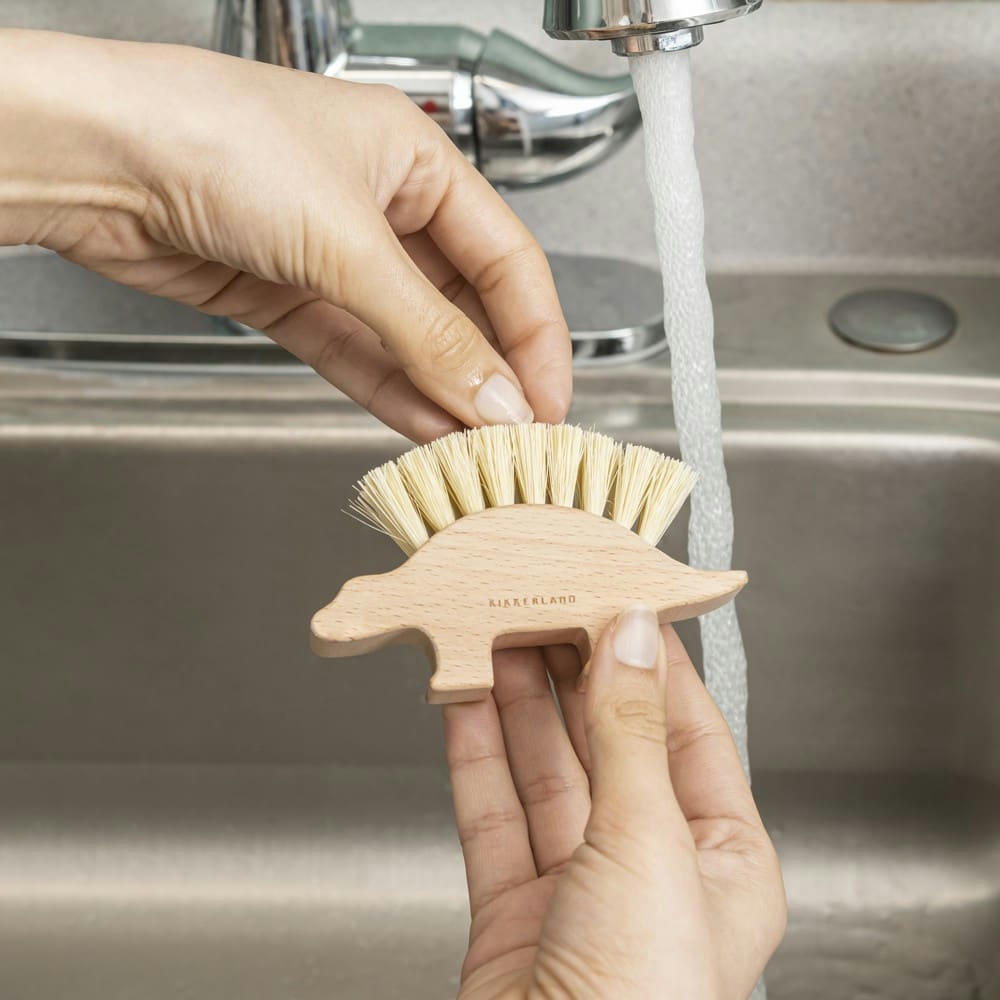 - Brosse à ongle dino bois naturel