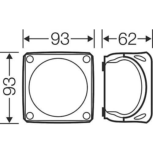 Hensel Boîte de dérivation KF 62000042 62 x 93 x 93 mm noir
