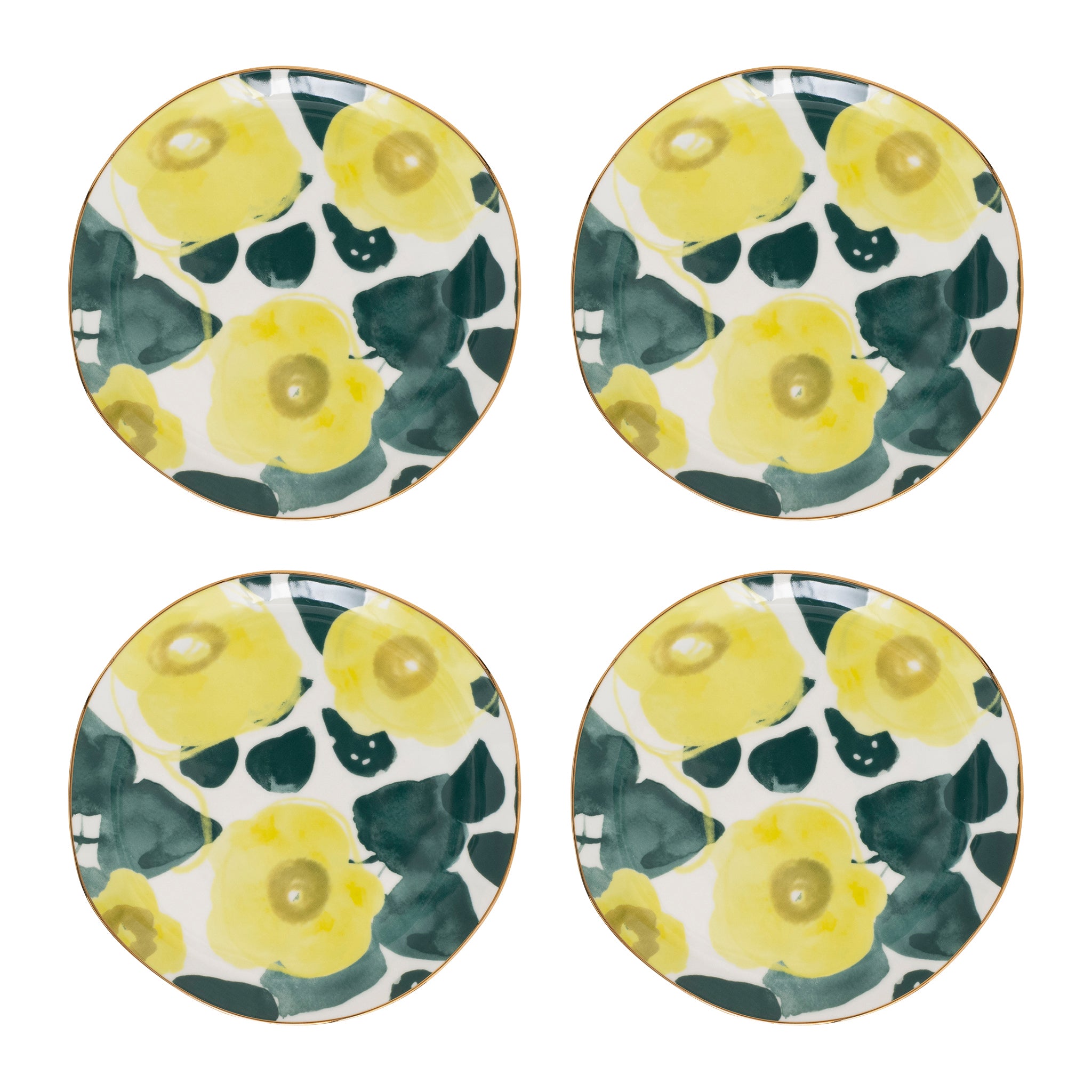 Urban Nature Culture Good Morning Gebaksbord - Floral Art Limelight -