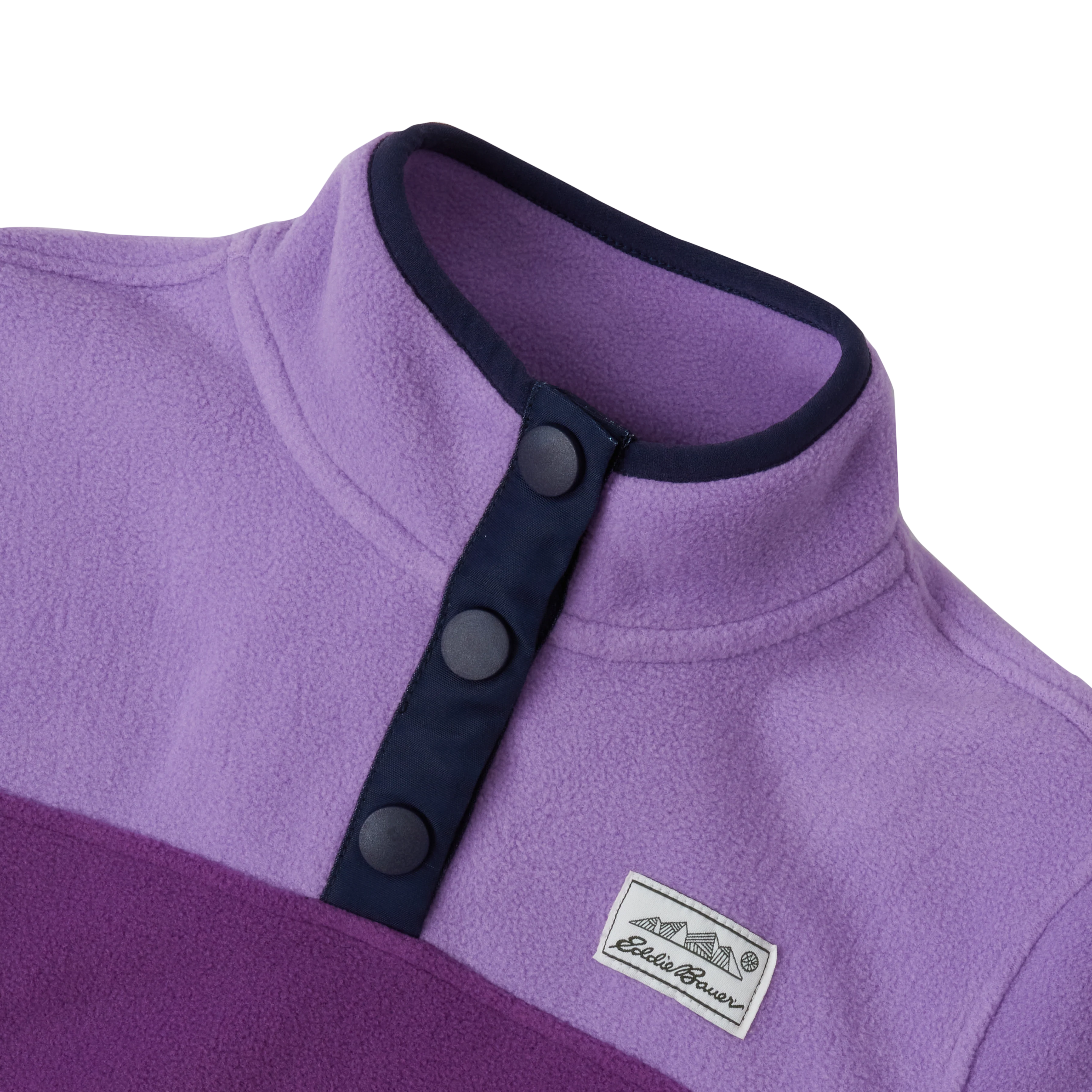Girls' Polarfleece Quarter-Snap Pullover