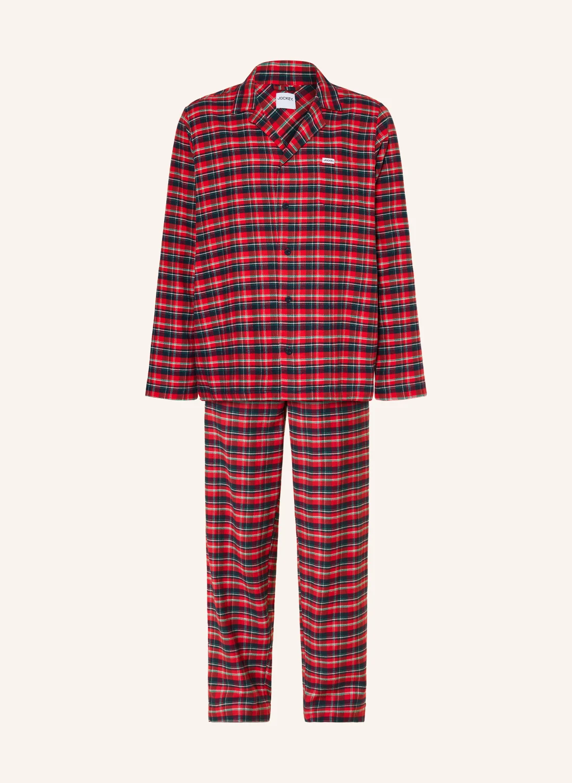 JOCKEY Schlafanzug EVERYDAY aus Flanell