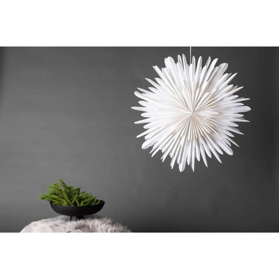 Svea - Kyoto ster hanglamp - ? 80 cm - wit
