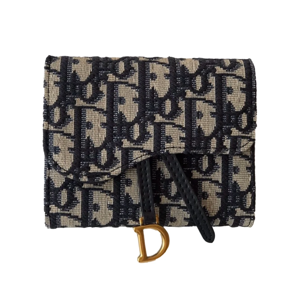 Dior Tri-Fold Snap Wallet