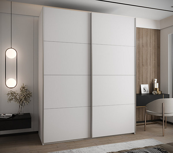 Armoire Lux 1 à portes battantes H. 245,5 x L. 190 x P. 64, 2 portes