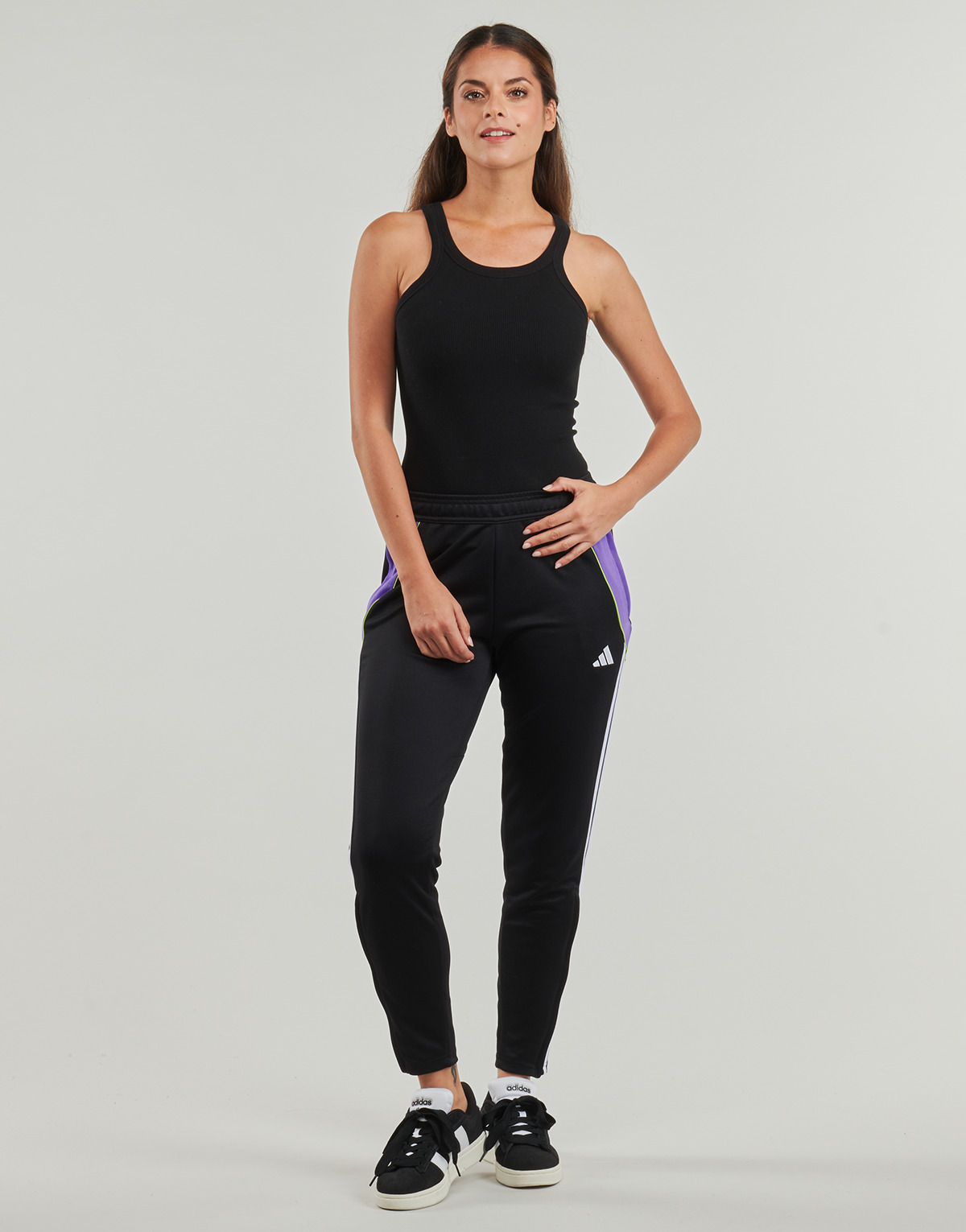 adidas - Tiro 24 Training Tracksuit Bottoms - Black / Violet