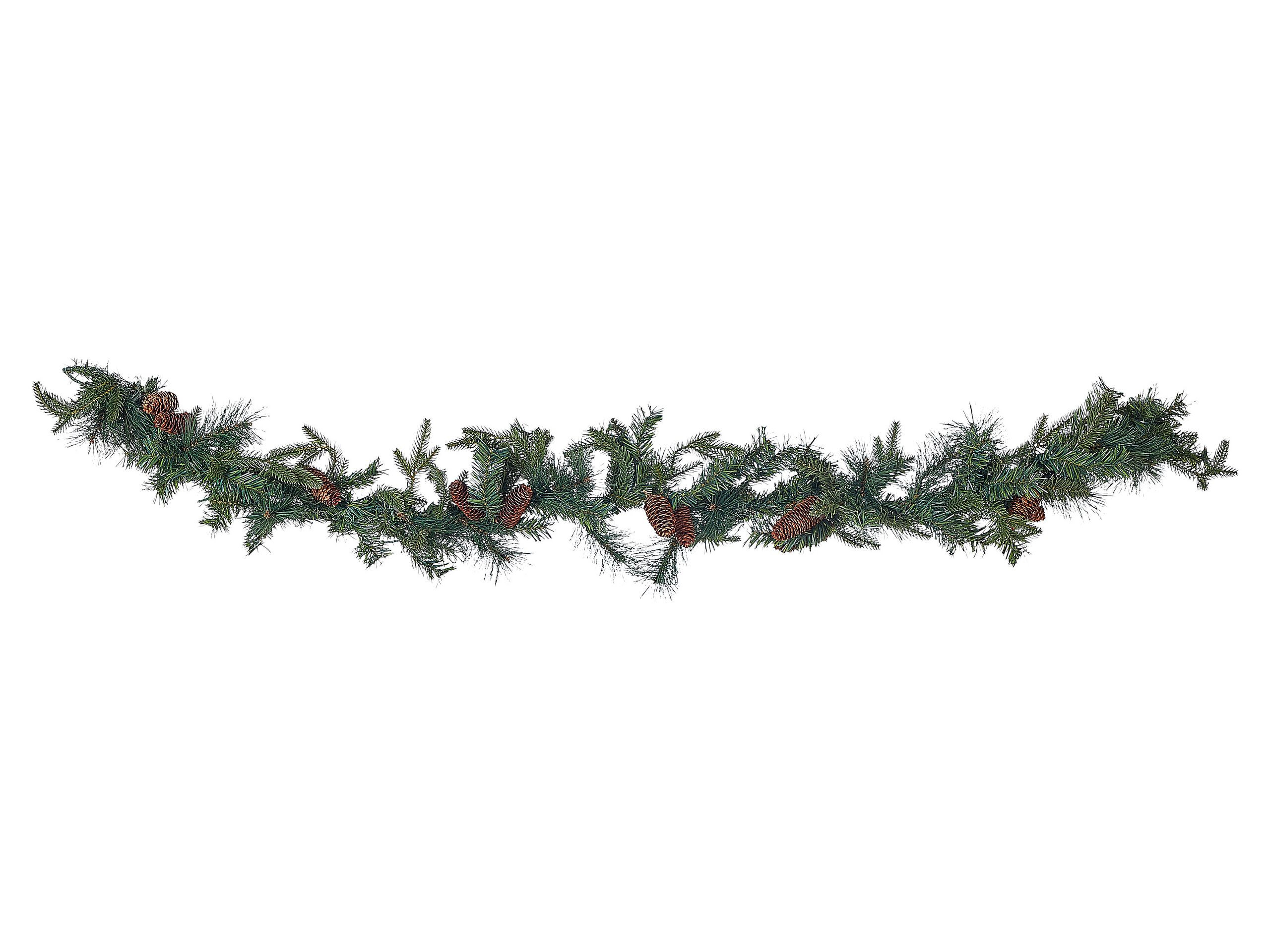 Girlanda świąteczna światełkami LED 180 cm zielona