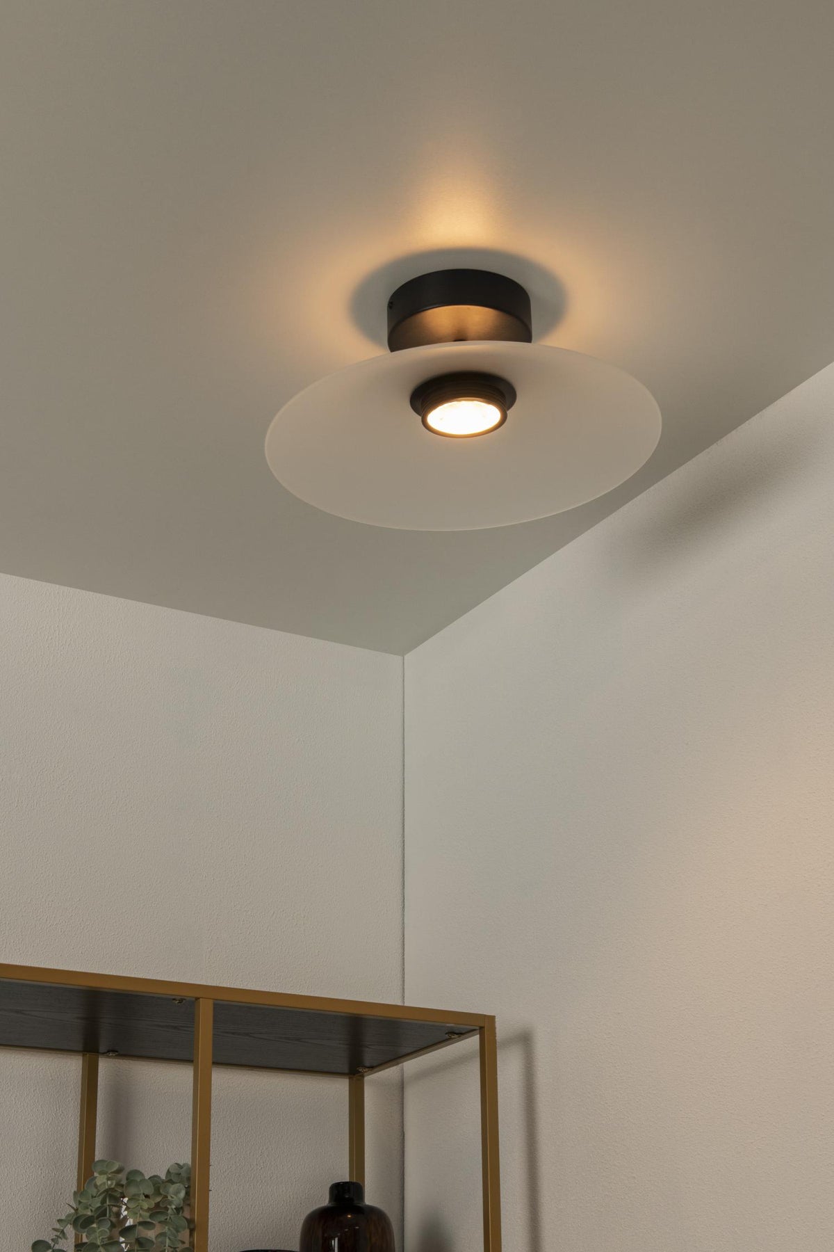 Lucide plafonnière MENGA - Geïntegreerde LED - Opaal
