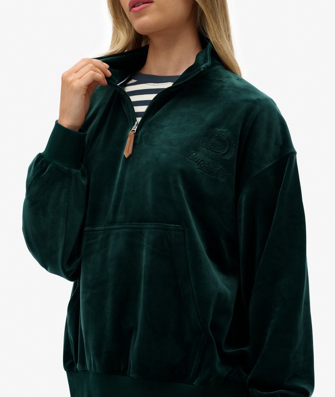 Country Club Velour Quarter Zip