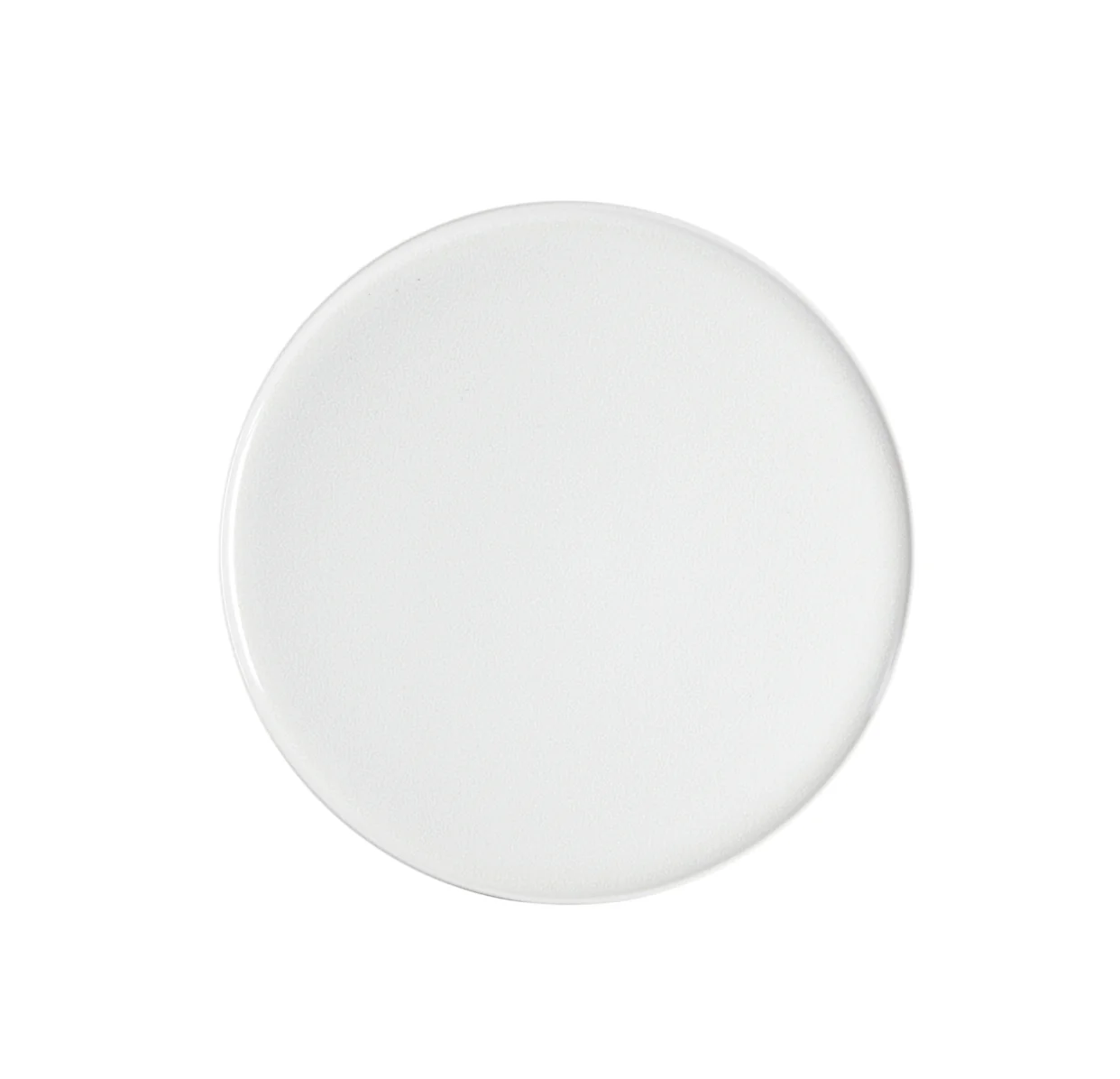 assiette plate neige