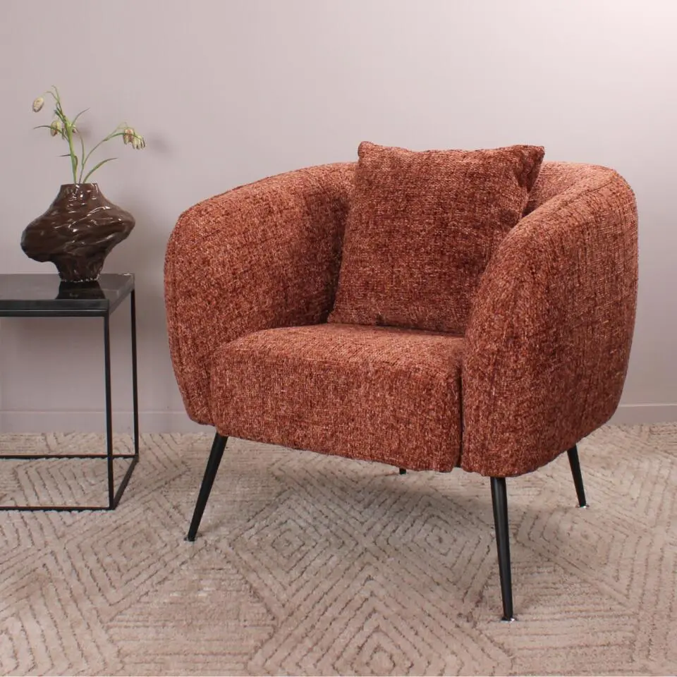 DS4U - Olan fauteuil - kastanje