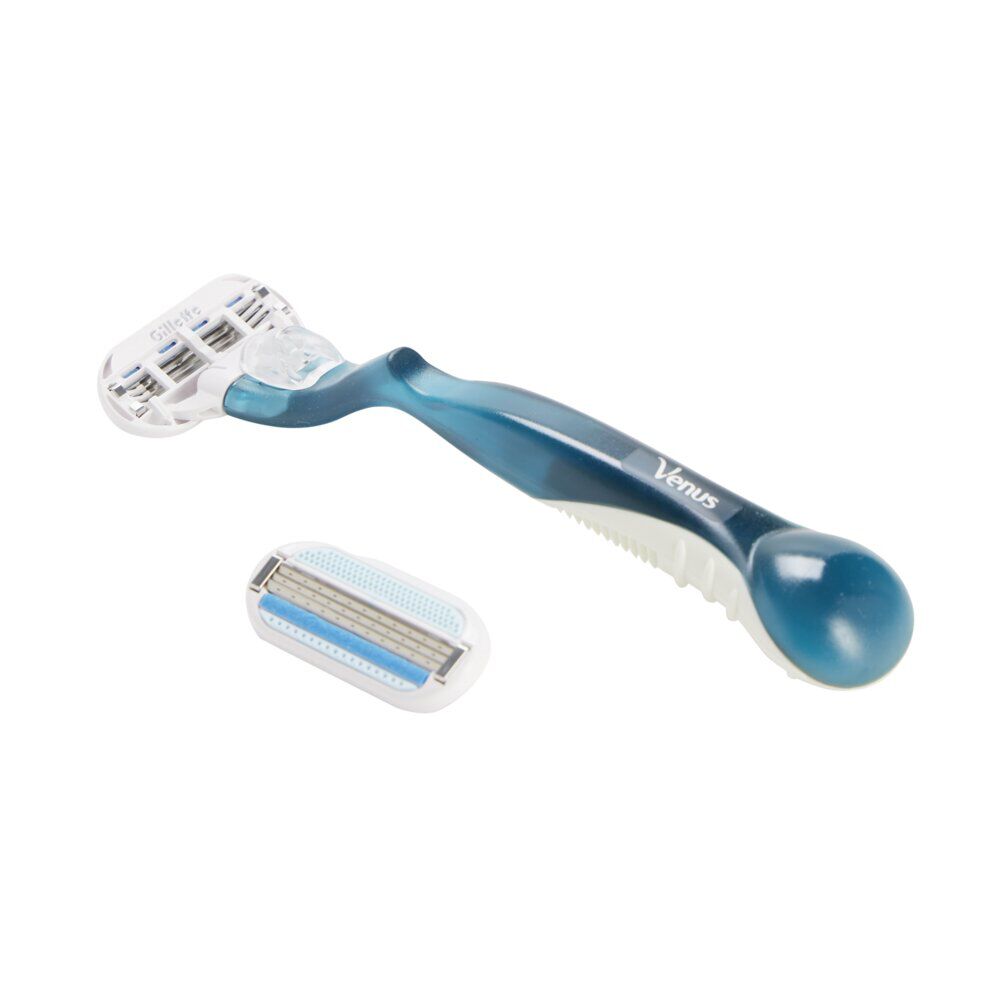 Rasoir femme Venus Gillette Smooth 3 lames avec 2 recharges