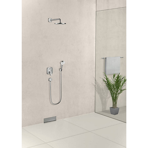 HANSGROHE Façade Logis mitigeur baignoire encastré Chromé avec corps encastré et outil