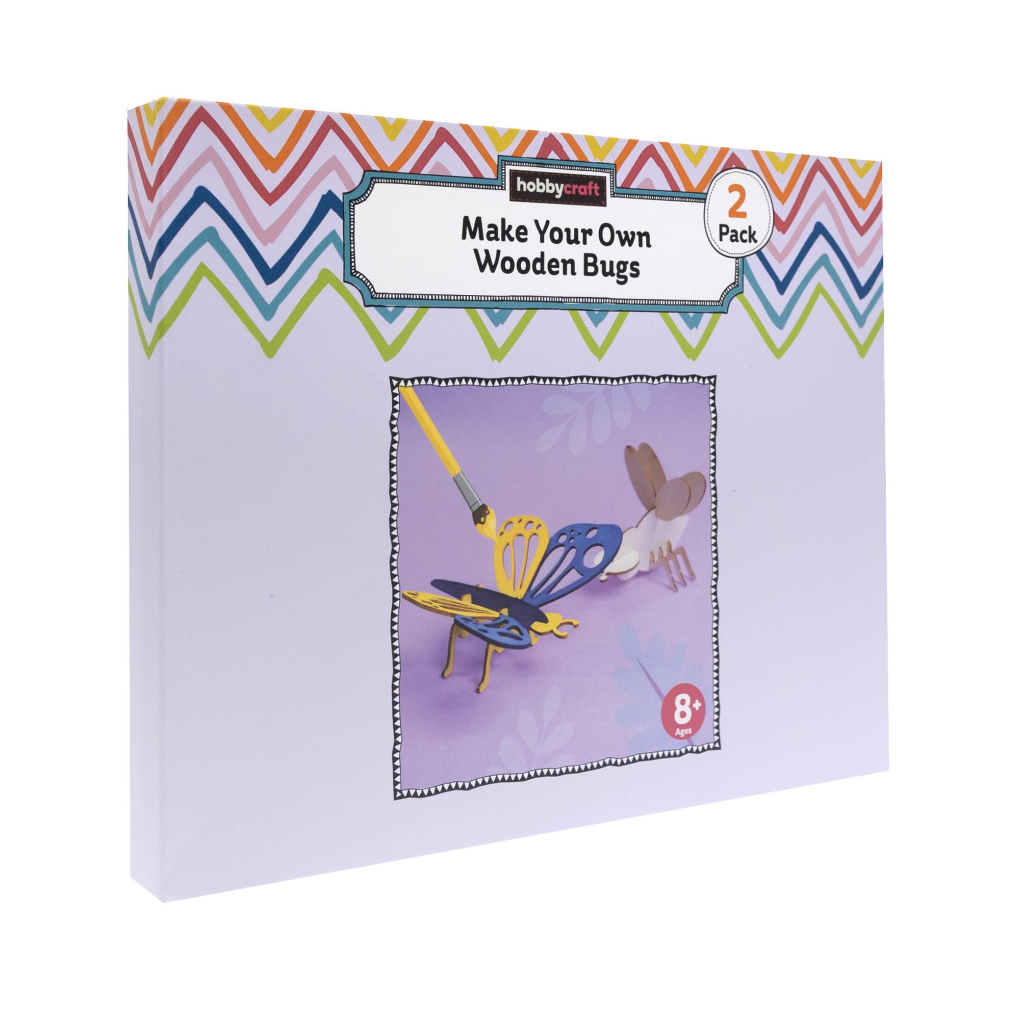 Make Your Own Wooden Bugs Kit 2 Pack