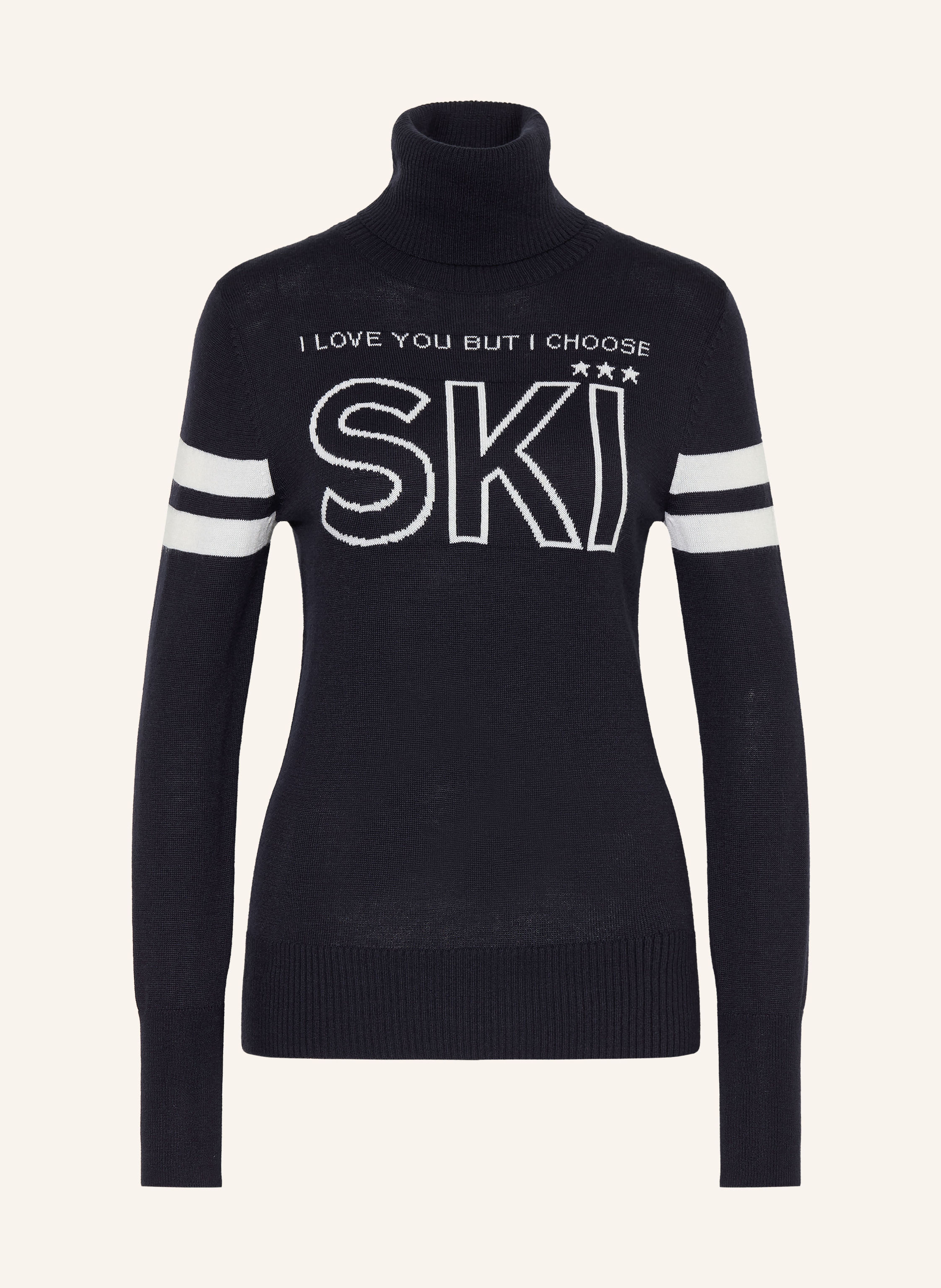 WE NORWEGIANS Rollkragenpullover BIBI mit Merinowolle