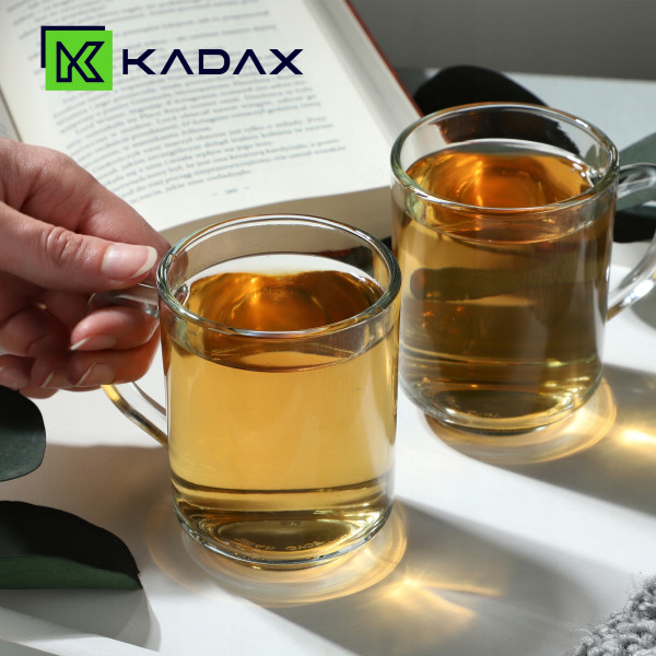 Kadax Szklanki Do Herbaty Kawy 240ml Komplet 2szt