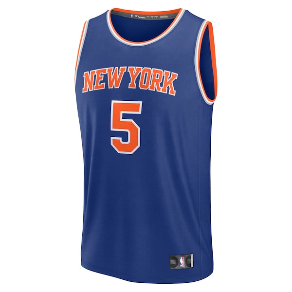 Precious Achiuwa New York Knicks  Fast Break Replica Player Jersey - Icon Edition - Blue