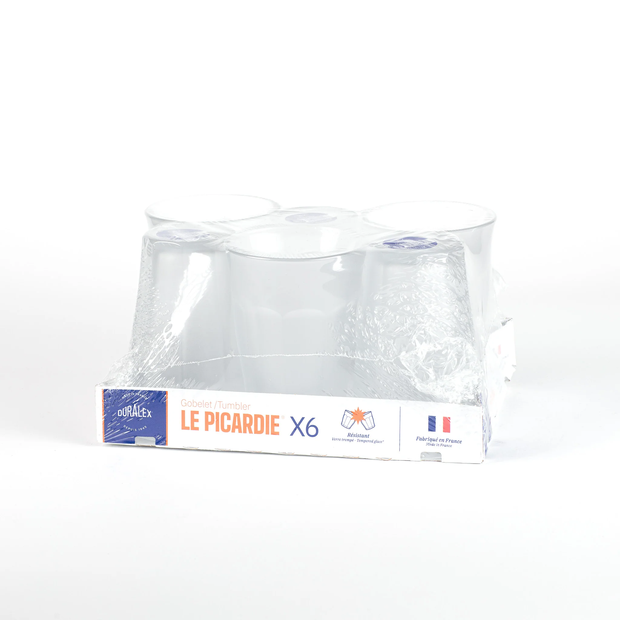 Le Picardie - Verre à eau - Givré 36cl (Lot de 6)