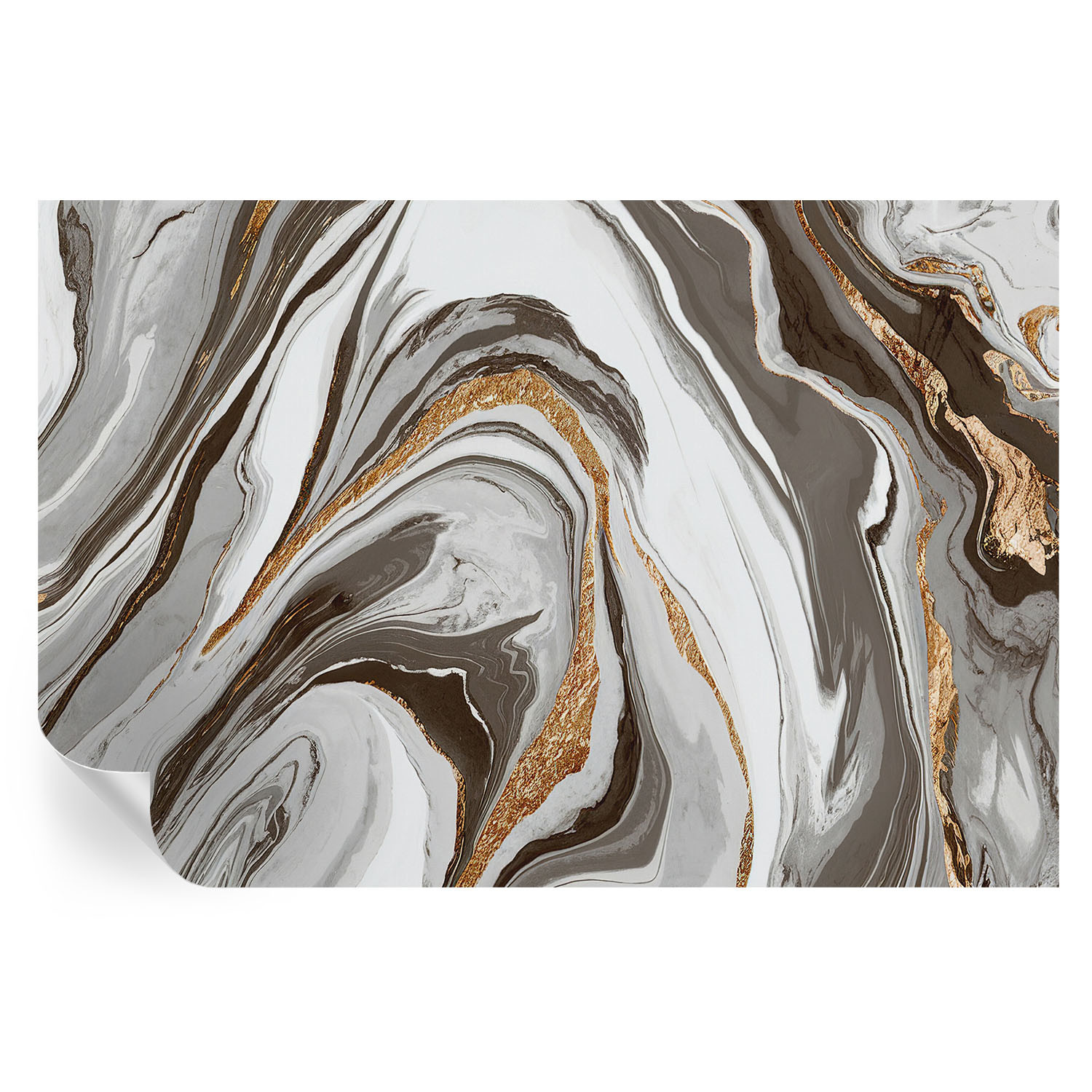Samoprzylepna tapeta Marmurowe wiry 104x70 Wallfluent